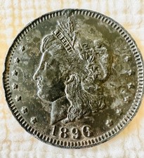 William Jennings Bryan 1896 Anti-Campaign Medallion 16 to 1 NIT, 3.5