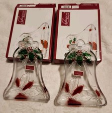 Lot Of 2 Mikasa Celebrations Holiday Bell Dishes 7.5