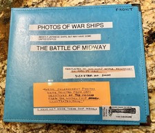 WWII Battle of Midway Naval Warship Photo Archive Binder 44p Collector picture