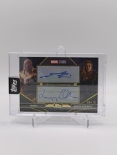2025 Topps Marvel the Collector Dual Black Auto Thanos/Wanda /10 #DA-JE picture