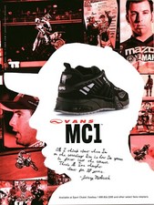 Vans 2001 Vans MC1 Shoe Vintage Print Ad Jeremy McGrath Motorcross Eastbay VTG picture