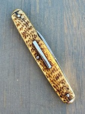 Antique H. Boker & Co. Pick Bone Pen Knife Nail File Germany c1891–1910 picture
