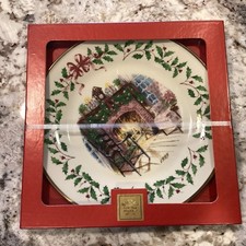 LENOX 1999 Annual Holiday Collector’s Plate Still Factory Sealed Mint Condition picture