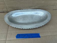 Vintage Forman Family Aluminum Chrysanthemum Celery Bread Tray picture