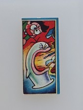 Vintage Japanese Menko Card Atomic Cannon Dolphin Monster Cartoon Art picture