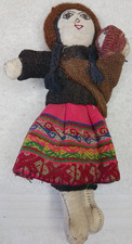 Vtg Handmade Sewn Primitive Doll 10