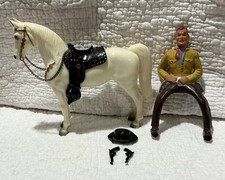 Vintage 1950s Breyer Cowboy w/ Western Pony - Original Hat & Pistols  picture