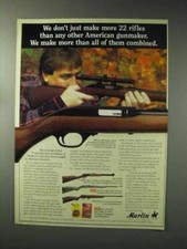 1993 Marlin Rifle Ad - Model 60, 39TDS, 60SS & 25N picture