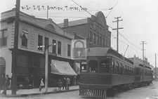 Indiana Union Traction Co Interurban Trolley Car Tipton IN - Reprint picture