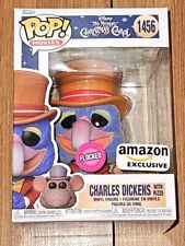 Funko Pop #1456 Charles Dickens with Rizzo Muppet Christmas Carol Flocked Amazon picture