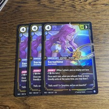 Playset Seraphine, Inspiring 065/167 Rare Radiance Riftbound Foil Near Mint picture