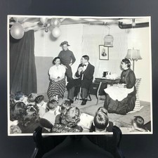 VTG Original Photo Historical PLAY Amateur School THEATER Snapshot Photograph picture