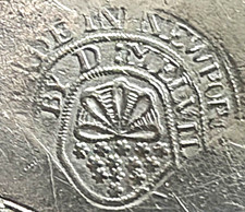 Fine Set of Four 18th-Cent. American Pewter Plates, D. Melville, Newport, R. I. picture