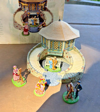 Dept 56 Seasons Bay “Parkside Pavilion” Gift Set #53412 ORIGINAL BOX picture
