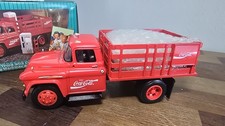 Ertl Coke Brand Coca-Cola Delivery Stake Truck w/Vending Machines & Dolly Cart   picture