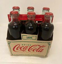 Six Pack 9.3 OZ Coca-Cola Coke Limited Edition 1899 Unopened Glass picture