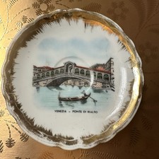 Bavarian plate features the Rialto Bridge (