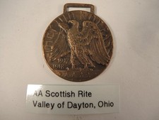 WW I AA Scottish Rite Valley of Dayton, Ohio medal picture