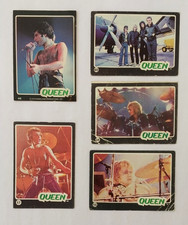 QUEEN Trading Cards Rare 1981 Stani Argentina Parallel Freddie Mercury Set of 5 picture