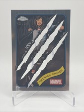 2025 Topps Chrome Marvel America Chavez Stainless Steel Clawed 6/20 SSP picture