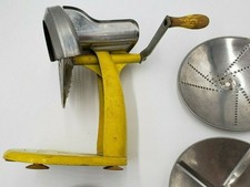 Vintage Rival Shred-O-Mat 600A with Four(4) attachments Salad Shredder Slicer picture