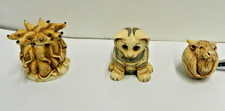 LOT 3 HARMONY KINGDOM ANIMAL FIGURINES ALL ANGLES COVERED JUNO HARDY picture