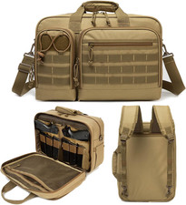 Tactical Gun Range Bag Pistol Case Carrying Bag for 2 Handguns and Ammo picture