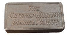 Vintage Sherwin Williams Wooden Dominoes Lot 27 Game Toy Paint Advertising picture