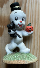 Vtg Casper Friendly Ghost Red Nose Cat Pumpkin Figurine - LEGO Taiwan  Halloween picture