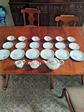 VTG. Tea Set Franconia Krautheim Bavaria Selb Meadow Flowers 23 Pieces Mint G-M picture