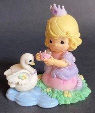 2004 PRECIOUS MOMENTS - Princess And Her Swan - Girl ENESCO FIGURINE picture