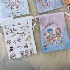 Set of 2 Sanrio Characters Drawstring Bags Hello Kitty &Friends/Little Twin Star picture
