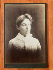 Pretty Woman Cabinet Card Antique Photo Canton NY picture