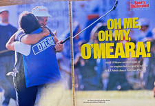 1989 Pro Golfer Mark O'Meara illustrated picture