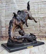 Wicked Pony Frederic Remington Bronze Western Sculpture Statue Fallen Horseman picture