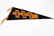 Fantastic Huge Early Vintage Pen Mar Park Souvenir Felt Pennant 33