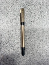 Vintage Waterman Torsade Gold Plated Rollerball Pen - Made in France Plaque Or G picture