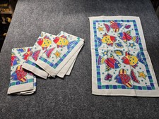 Set Of 4 Vintage Cecil Saydah Nautical Hand Towels  picture