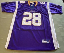 VTG Reebok NFL Minnesota Vikings Adrian Peterson #28 Jersey Size 52 NWT XL picture