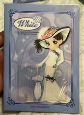Vtg Lovely White Orange Story Korean Blue Notebook 8