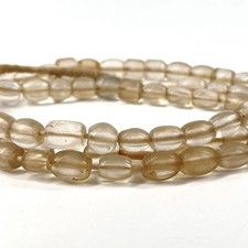 Old Clear Bohemian Trade Beads 30inch picture