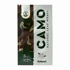 CAMO Natural Leaf Wraps Self Rolling Wraps Natural - 5 Wraps 10 Packs picture