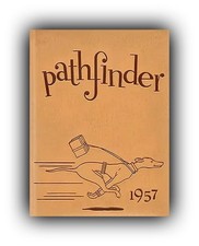Burlington Iowa High School 1957 Yearbook 'Pathfinder' *ORIGINAL* picture