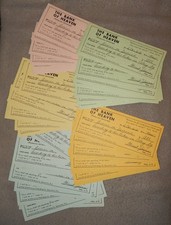 Vintage Pack of 50 The Bank of Heaven Checks (5  5/8