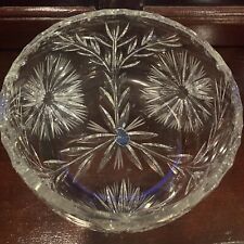 Watford England Vintage Hand Cut Crystal Bowl 7.25” Round picture