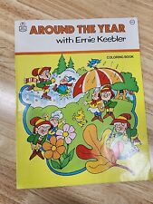 1986 Rand McNally AROUND THE WORLD w/ERNIE KEEBLER KEEBLER ELVES COLORING BOOK picture