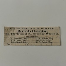 Australian Agency Samuel T. Hooper 1860 Boston Clipping TAJ7-S57 picture