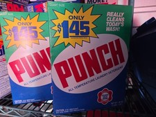 VTG Colgate PUNCH Laundry Detergent Soap 49 Oz Old Stock RARE Giant Size picture