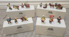 Lot Vintage Dept 56 Heritage Village Collection Toymaker Elves Toy Peddler picture