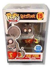 VRHTF Vtg NHRA Original Cool Funko Pop - #15 Rat Fink Shop Exclusive Red picture